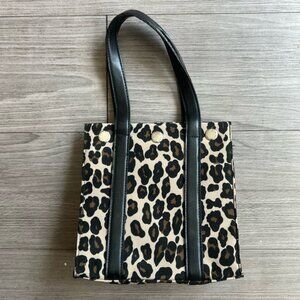 Vintage Nine West Leopard Animal Print Mini Purse